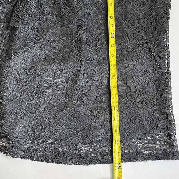 Maurices One Shoulder Lace Overlayed Top Size Small - Picture 11 of 11